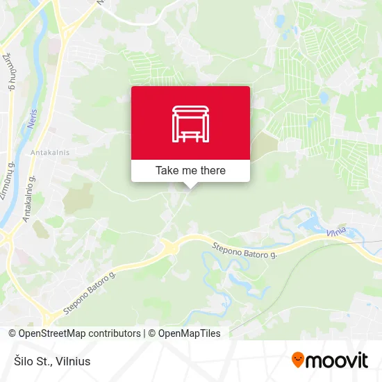 Šilo St. map