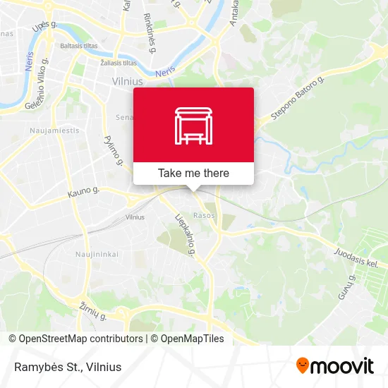 Ramybės St. map