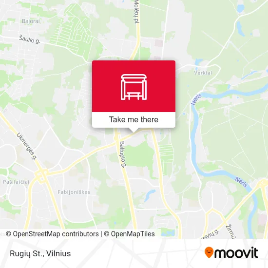 Rugių St. map