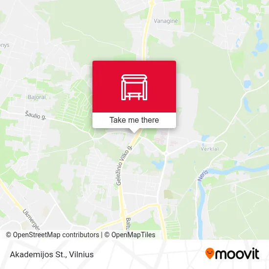 Akademijos St. map