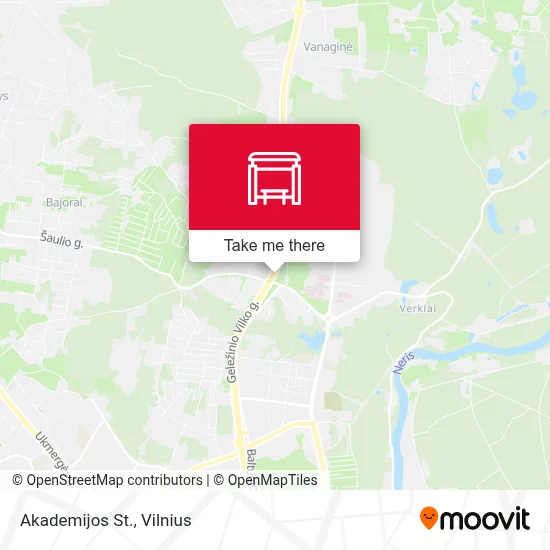 Akademijos St. map