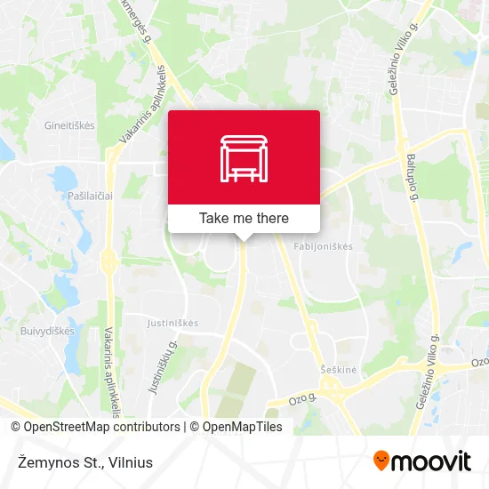 Žemynos St. map