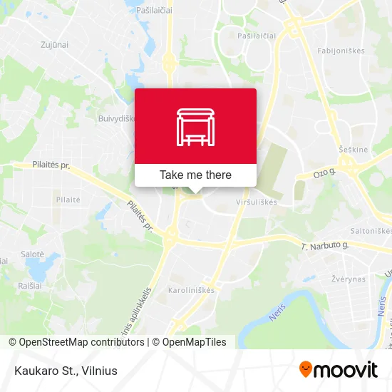 Карта Kaukaro St.