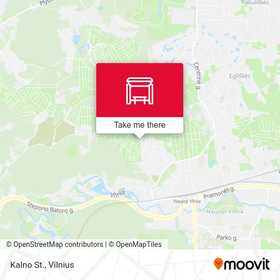Kalno St. map