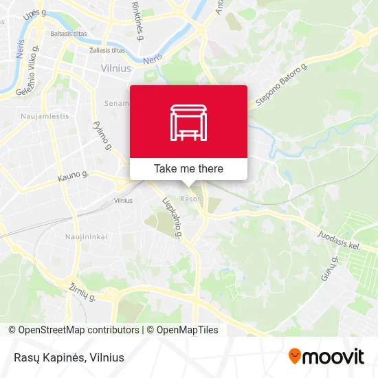 Rasų Kapinės map