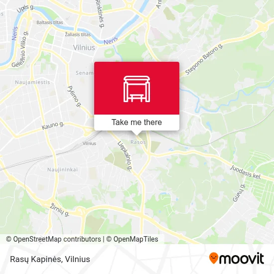Rasų Kapinės map