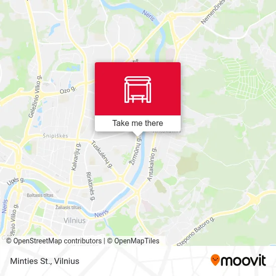 Minties St. map
