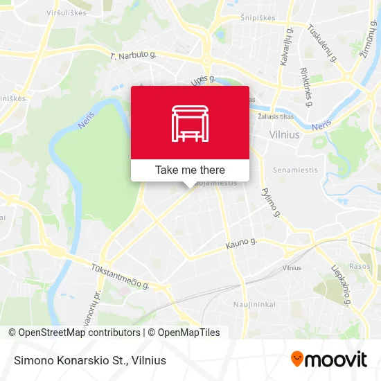 Simono Konarskio St. map