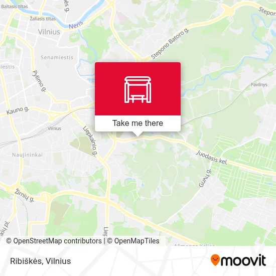 Ribiškės map