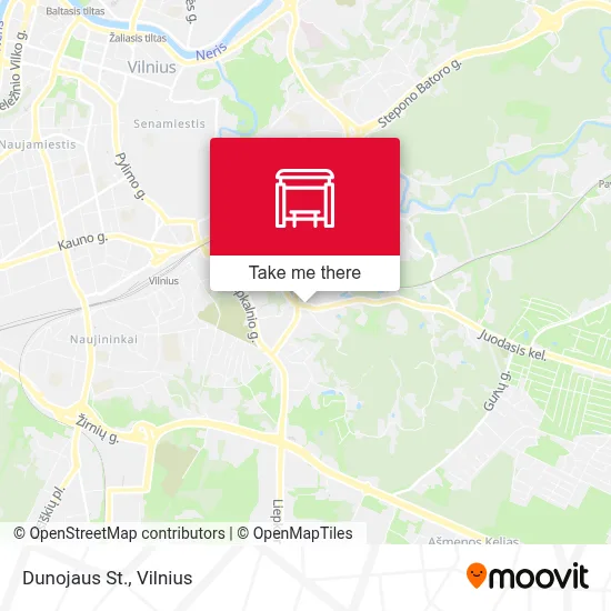 Dunojaus St. map