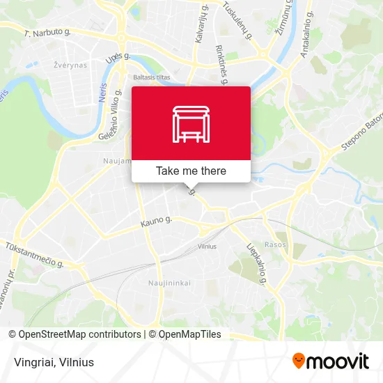 Vingriai map