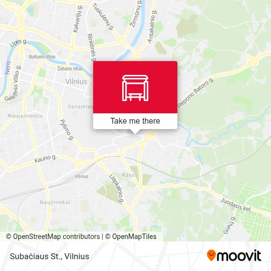 Subačiaus St. map