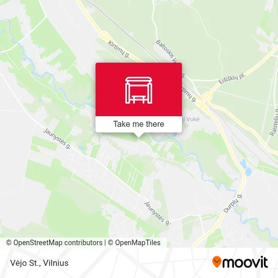 Vėjo St. map
