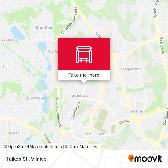Taikos St. map