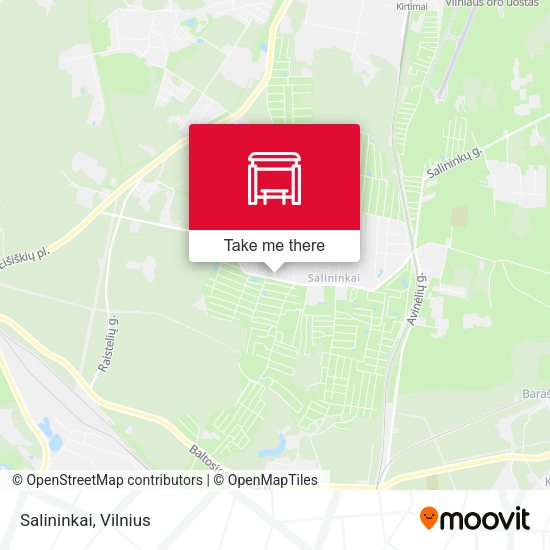 Карта Salininkai