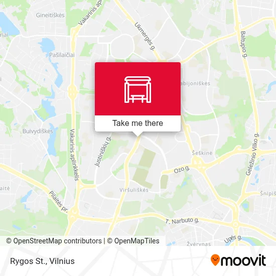 Rygos St. map