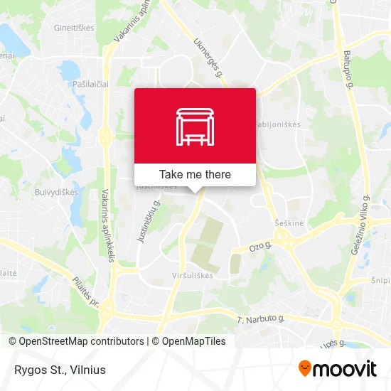 Rygos St. map