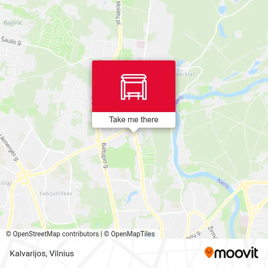 Kalvarijos map