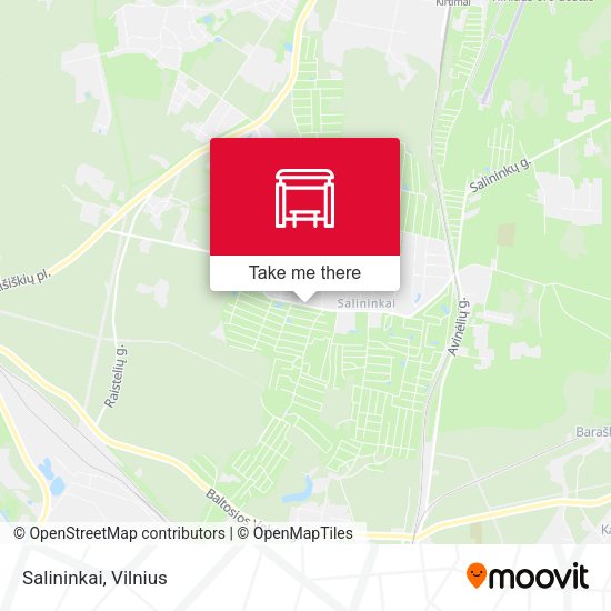 Карта Salininkai
