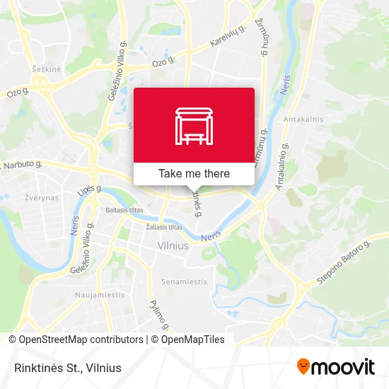 Rinktinės St. map