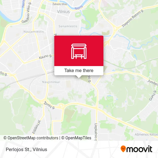 Perlojos St. map