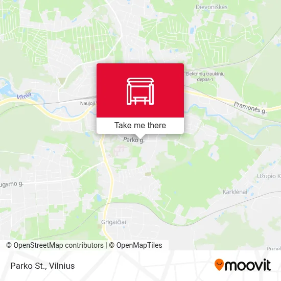 Parko St. map