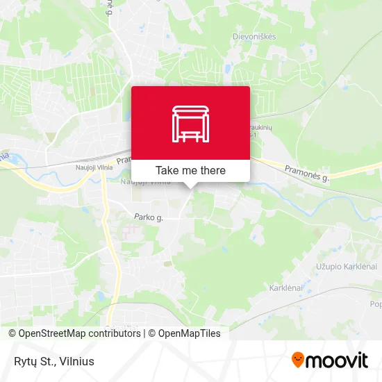Rytų St. map