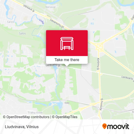 Liudvinava map