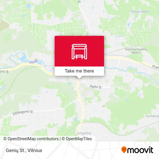 Genių St. map