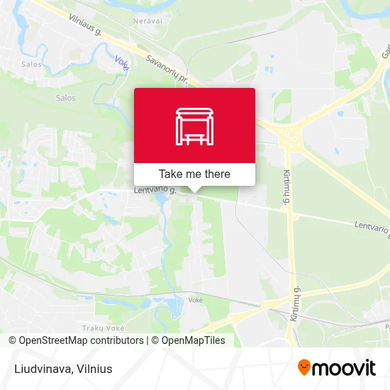Liudvinava map