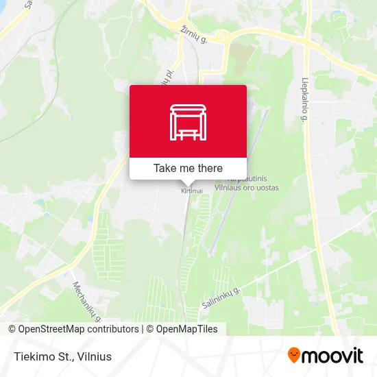 Tiekimo St. map