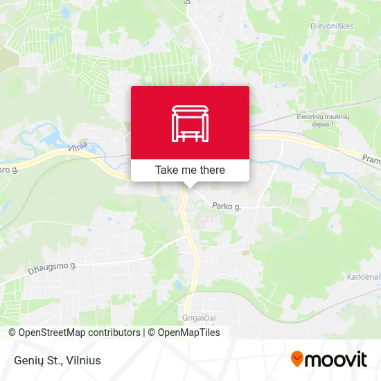 Genių St. map