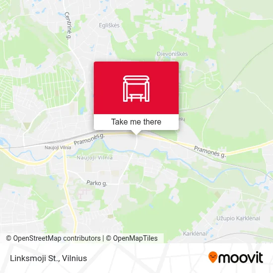 Linksmoji St. map