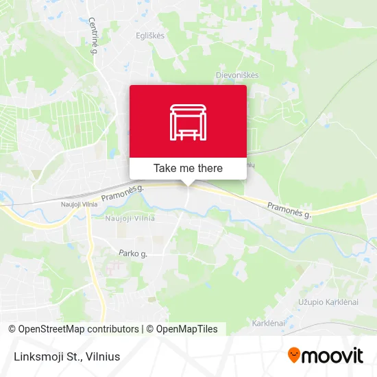 Linksmoji St. map