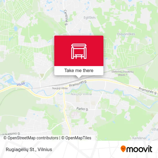 Rugiagėlių St. map