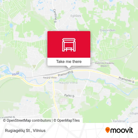 Rugiagėlių St. map