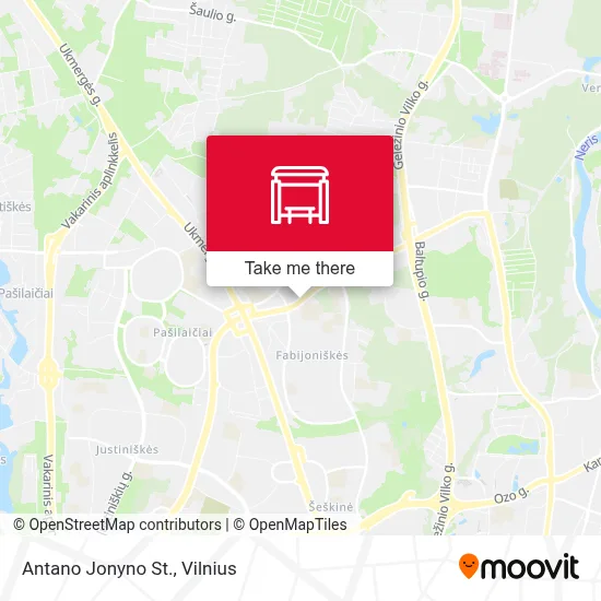 Antano Jonyno St. map
