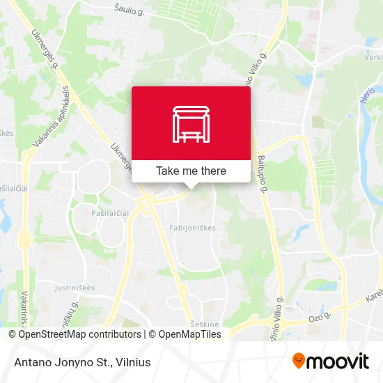 Antano Jonyno St. map