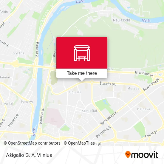 Карта Ašigalio G. A