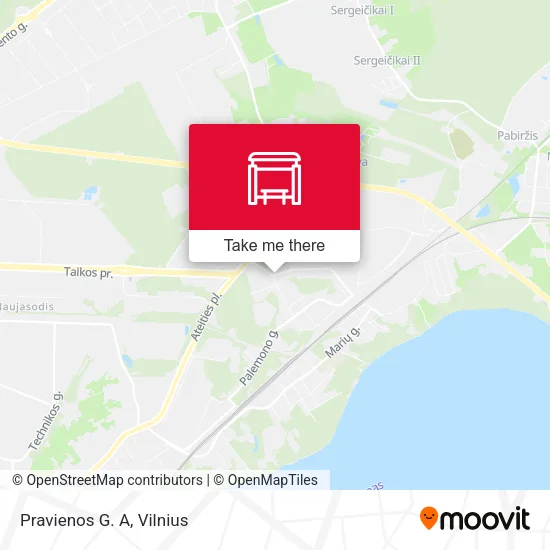 Карта Pravienos G. A