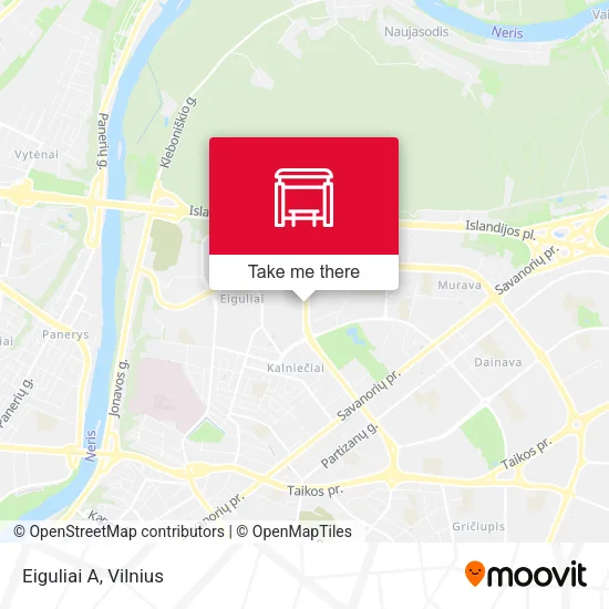 Карта Eiguliai A