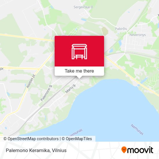 Карта Palemono Keramika
