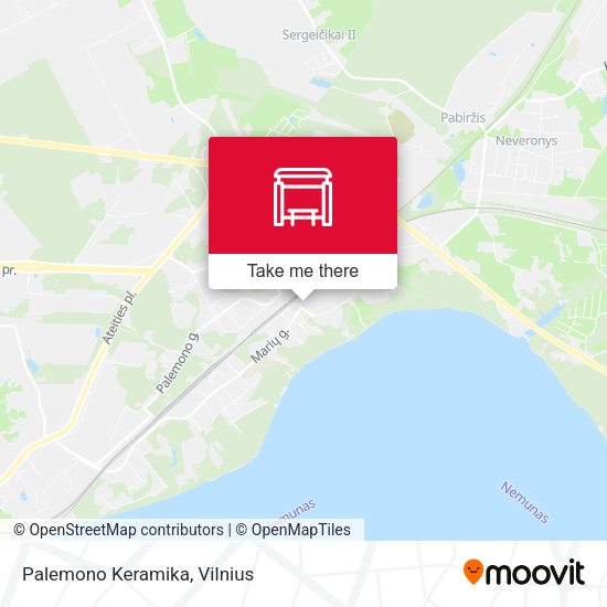 Карта Palemono Keramika