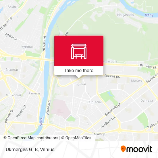 Карта Ukmergės G. B