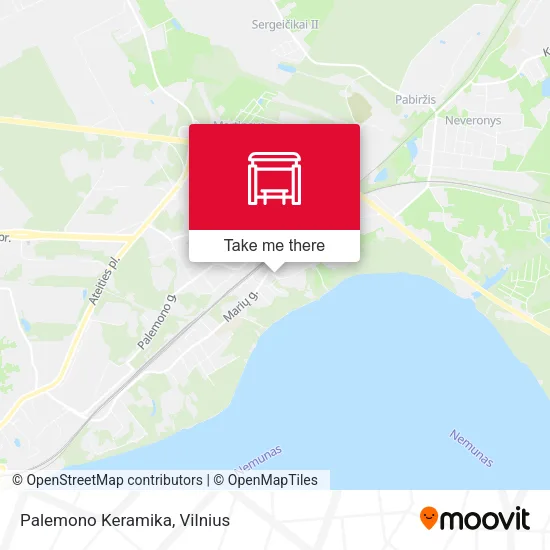 Карта Palemono Keramika
