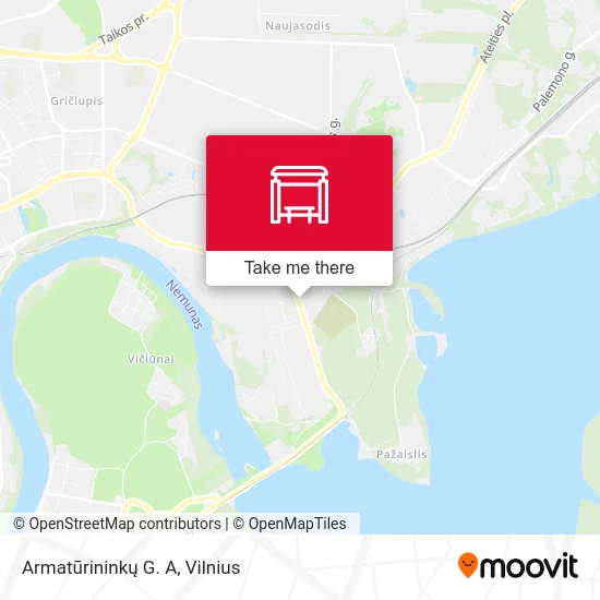 Armatūrininkų G. A map
