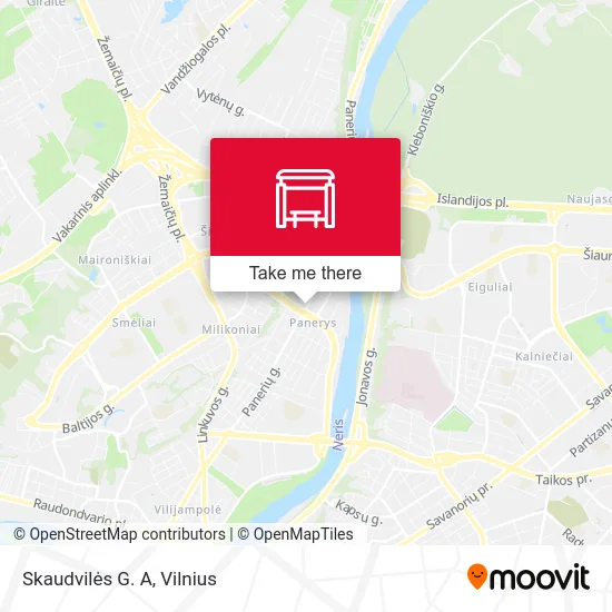 Карта Skaudvilės G. A