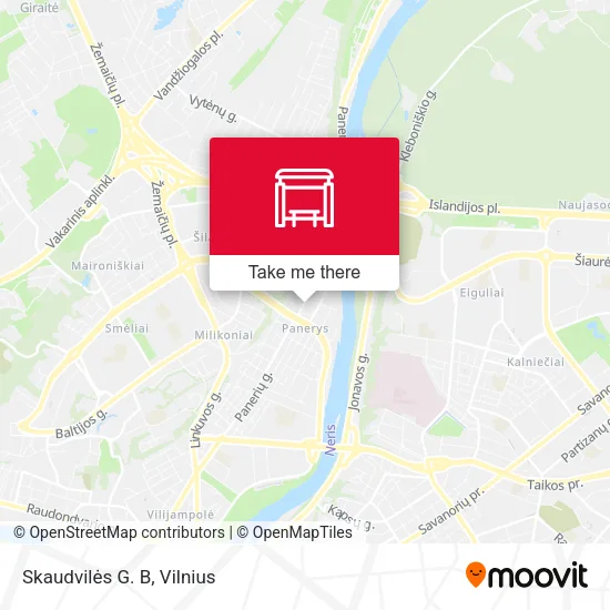 Карта Skaudvilės G. B