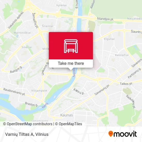 Карта Varnių Tiltas A