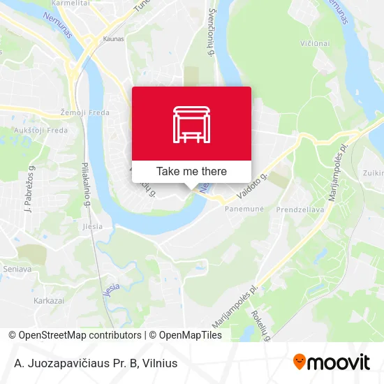 Карта A. Juozapavičiaus Pr. B